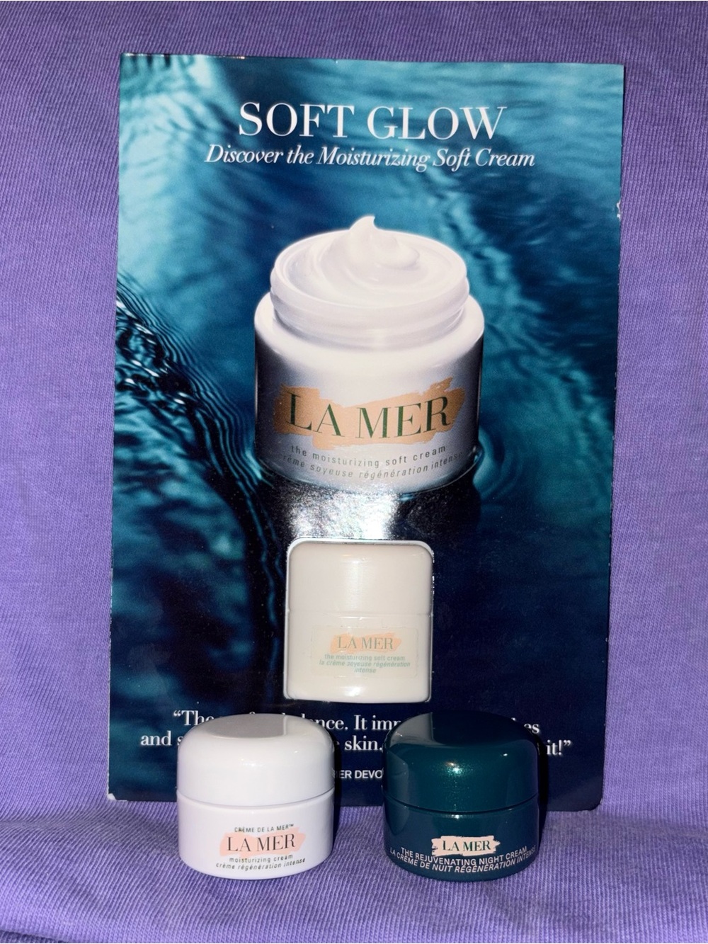 La Mer Luxury skin care set sample set